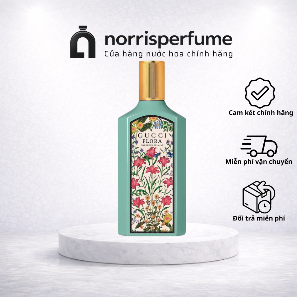 [Chính hãng] Nước Hoa Nữ 100ml Gucci Flora Gorgeous Jasmine Thanh Lịch, Sang Trọng & Cuốn Hút