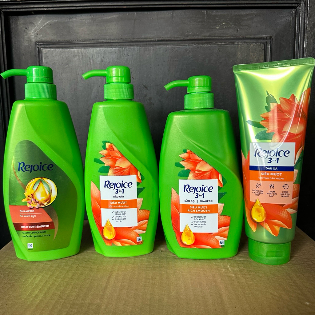 Dầu gội & Dầu xả Rejoice 3in1 siêu mượt