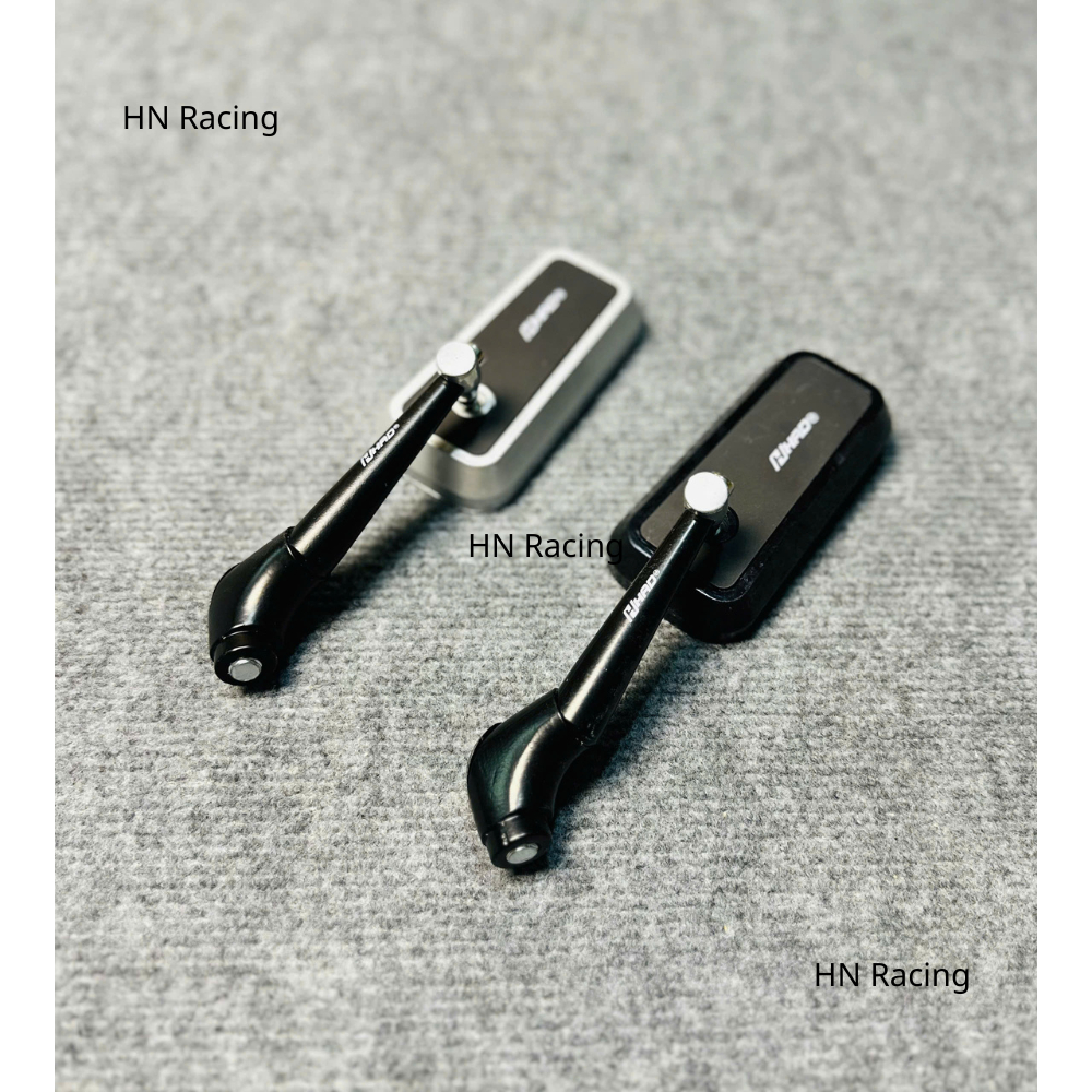 Gương Chiếu Hậu H2D Vuông Nhựa Ren Thuận 10li Tặng Ốc