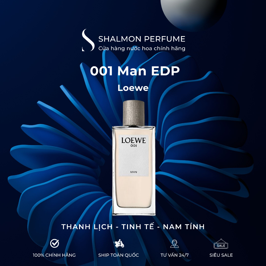 Nước Hoa Nam Chính Hãng Loewe 001 Man EDP 100ml