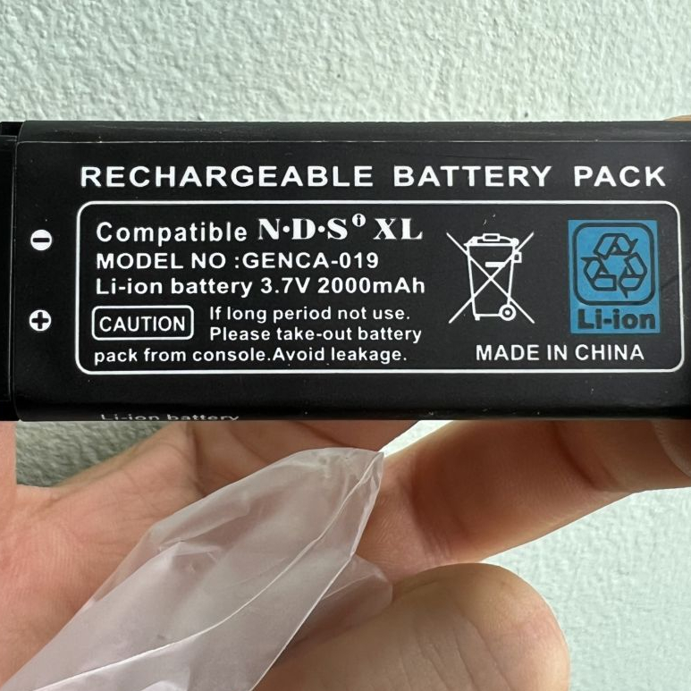 Pin Sạc Genca-019 Li-ion 3.7V 2000mAh Thay Thế Cho Máy Game Nintendo DSi XL / NDSi XL