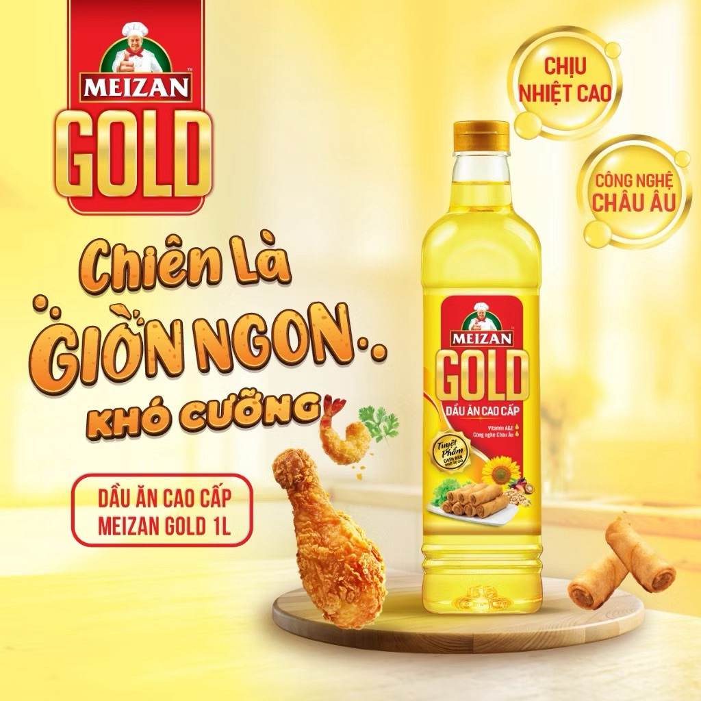 Dầu ăn Meizan Gold 1L