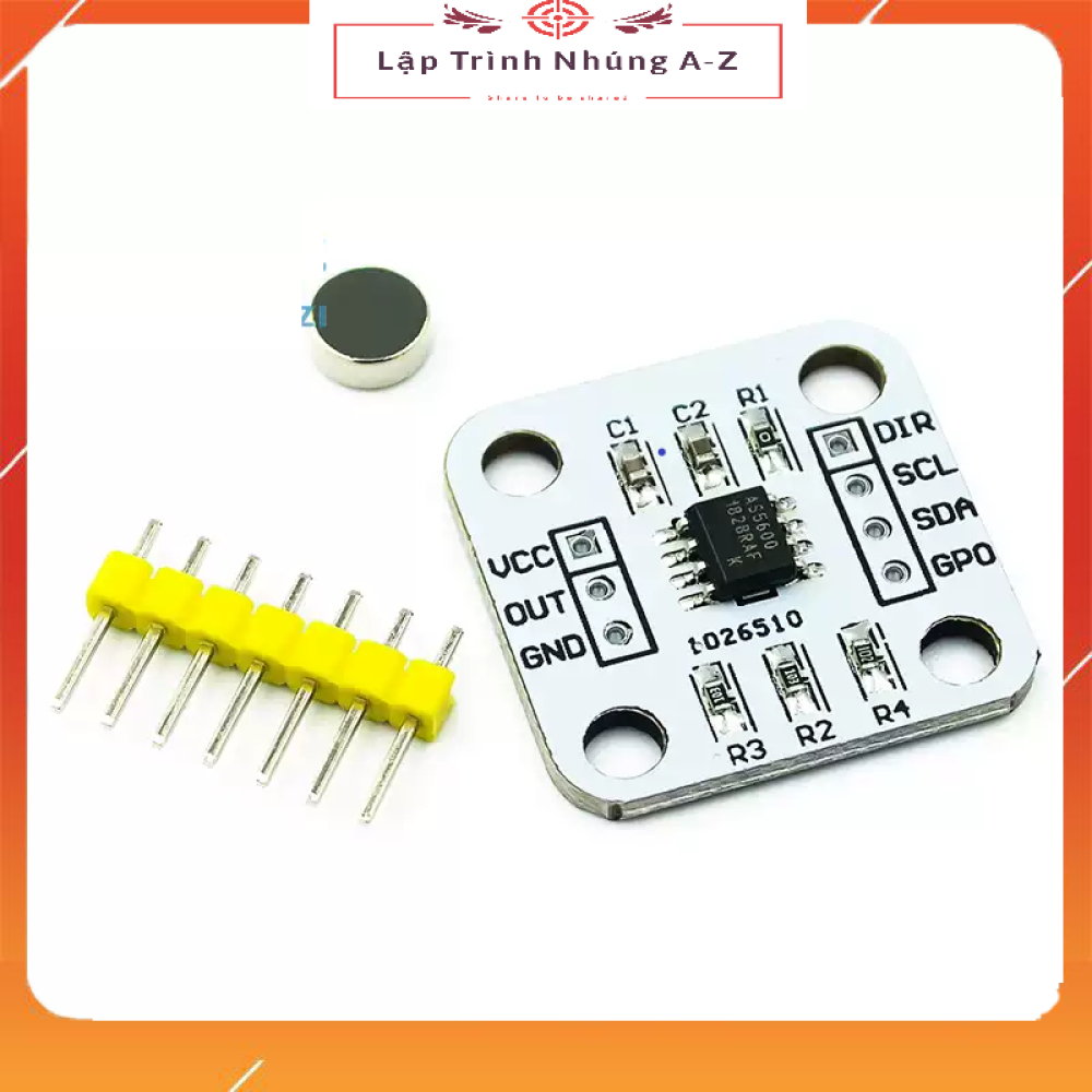 [Lập Trình Nhúng A-Z][G199] Cảm Biến Góc Quay Bằng Từ Trường AS5600 12 Bit