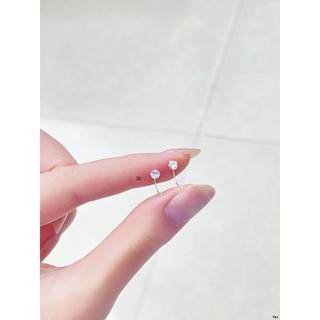 Bông tai mặt đá kiểu móc