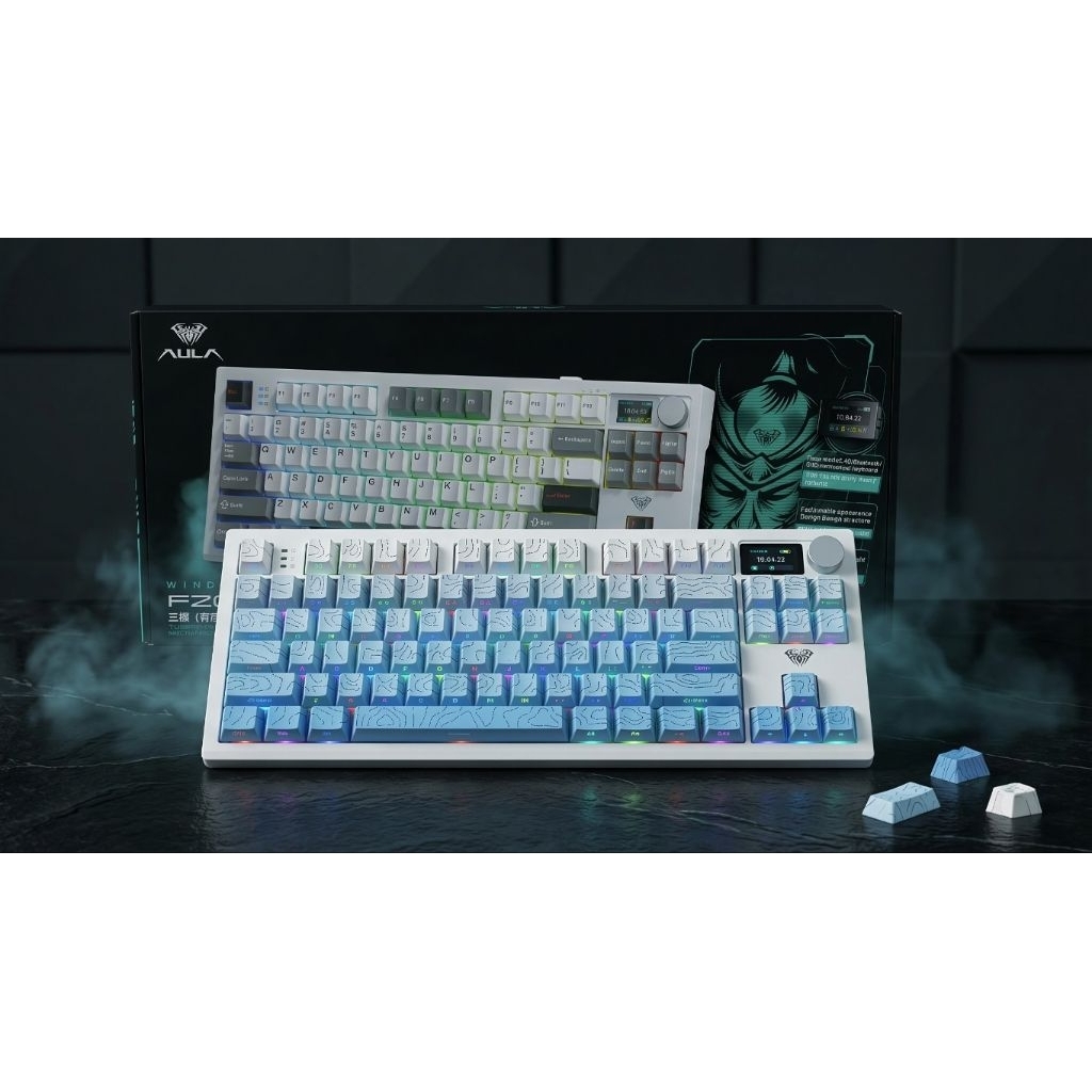 (Hoả tốc) Bàn phím cơ 3 mode hotswap AULA F2087 PRO / S87 PRO