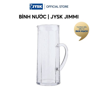 Bình nước | JYSK JIMMI | thủy tinh | trong suốt | Ø10xC24cm | 1250ml