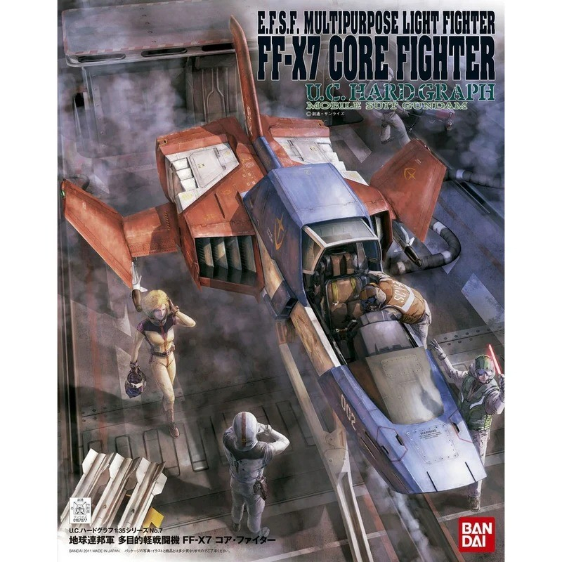 Đồ chơi mô hình lắp ráp Bandai Gundam UCHG 1/35 FF-X7 CORE FIGHTER