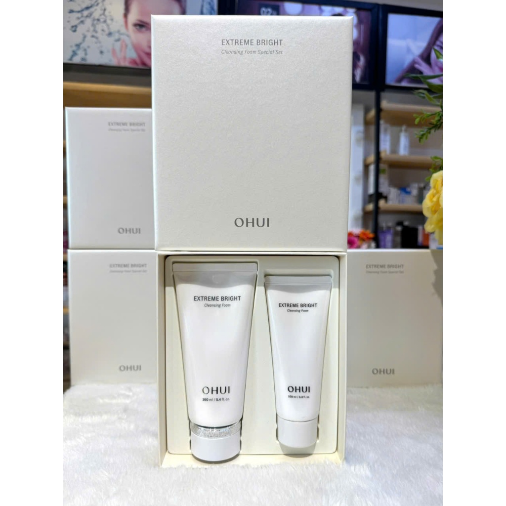 [OHUI] Sữa rửa mặt trắng da OHUI Extreme Bright Cleansing Foam Special Set