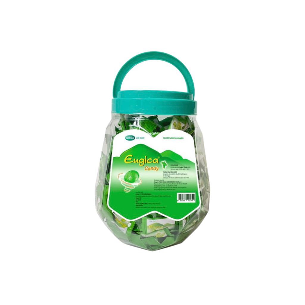 Kẹo Eugica Thảo dược hủ 400 viên date xa 2028