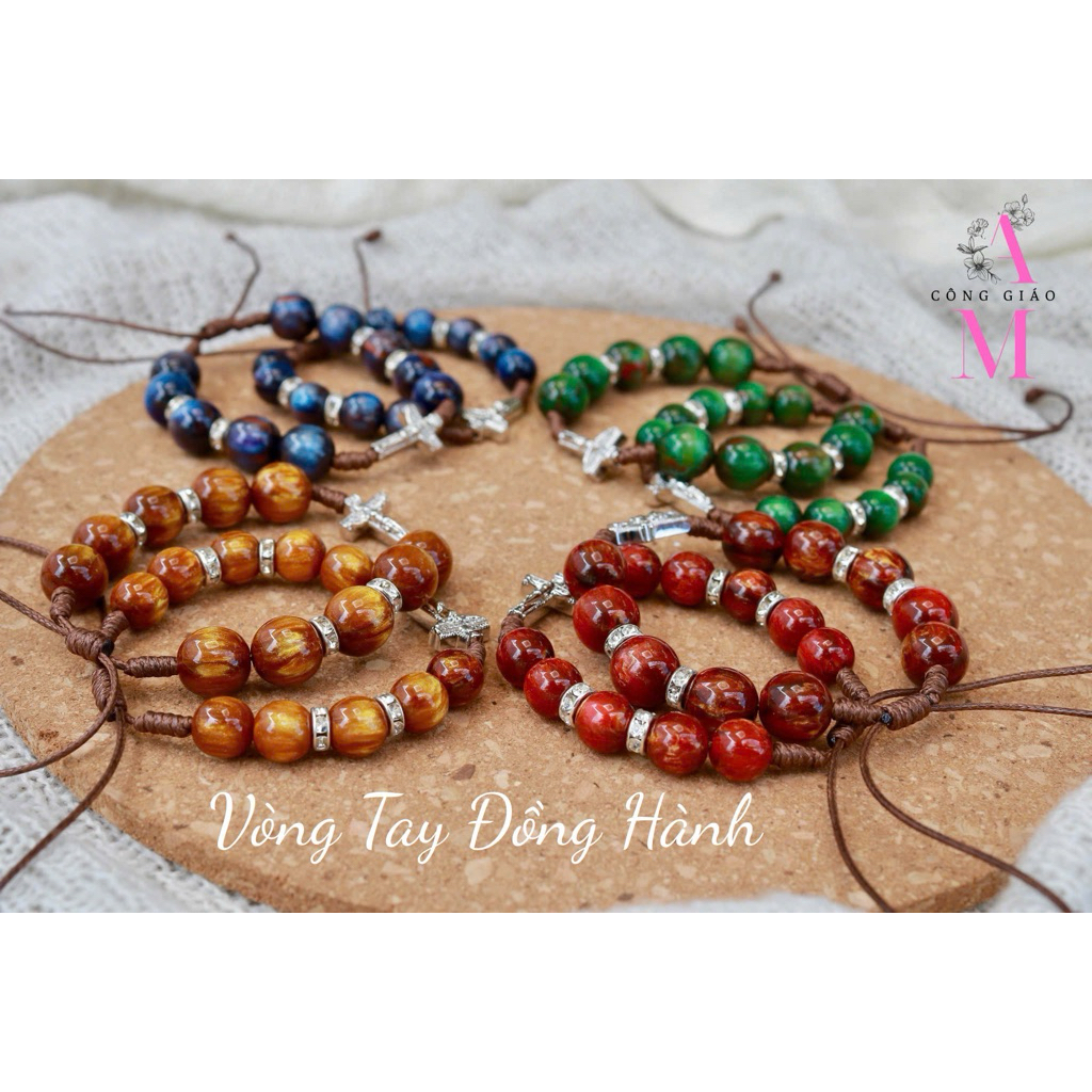 Vòng tay Mân Côi Đồng Hành, rosary, quà tặng Công Giáo