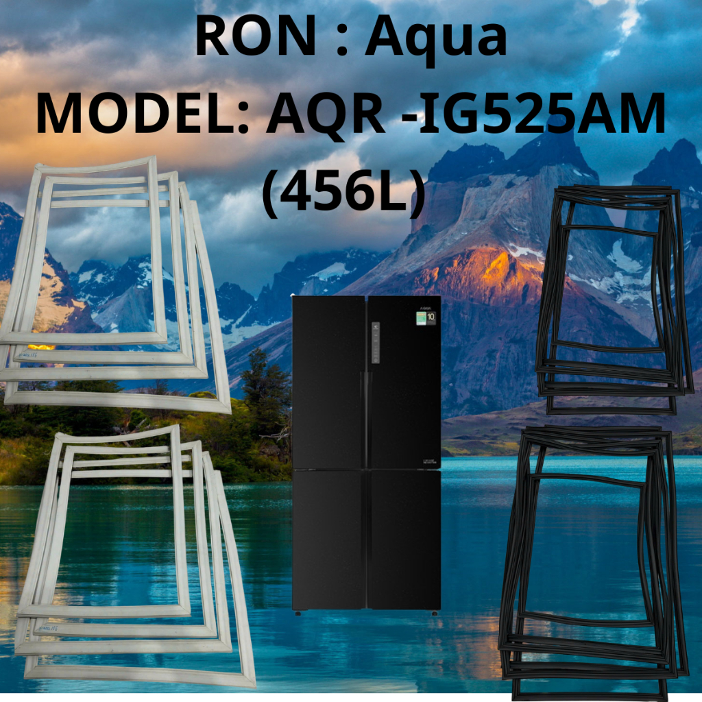 Ron ( GIOĂNG) tủ lạnh Aqua model:  AQR -IG525AM (456L)