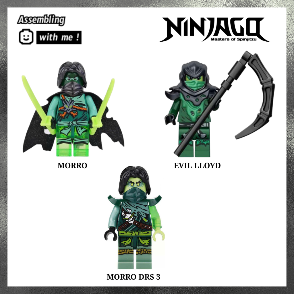 Đồ chơi lắp ráp Minifigures Ninjago nhân vật phản diện Morro Season 5 - Dragon Rising 3