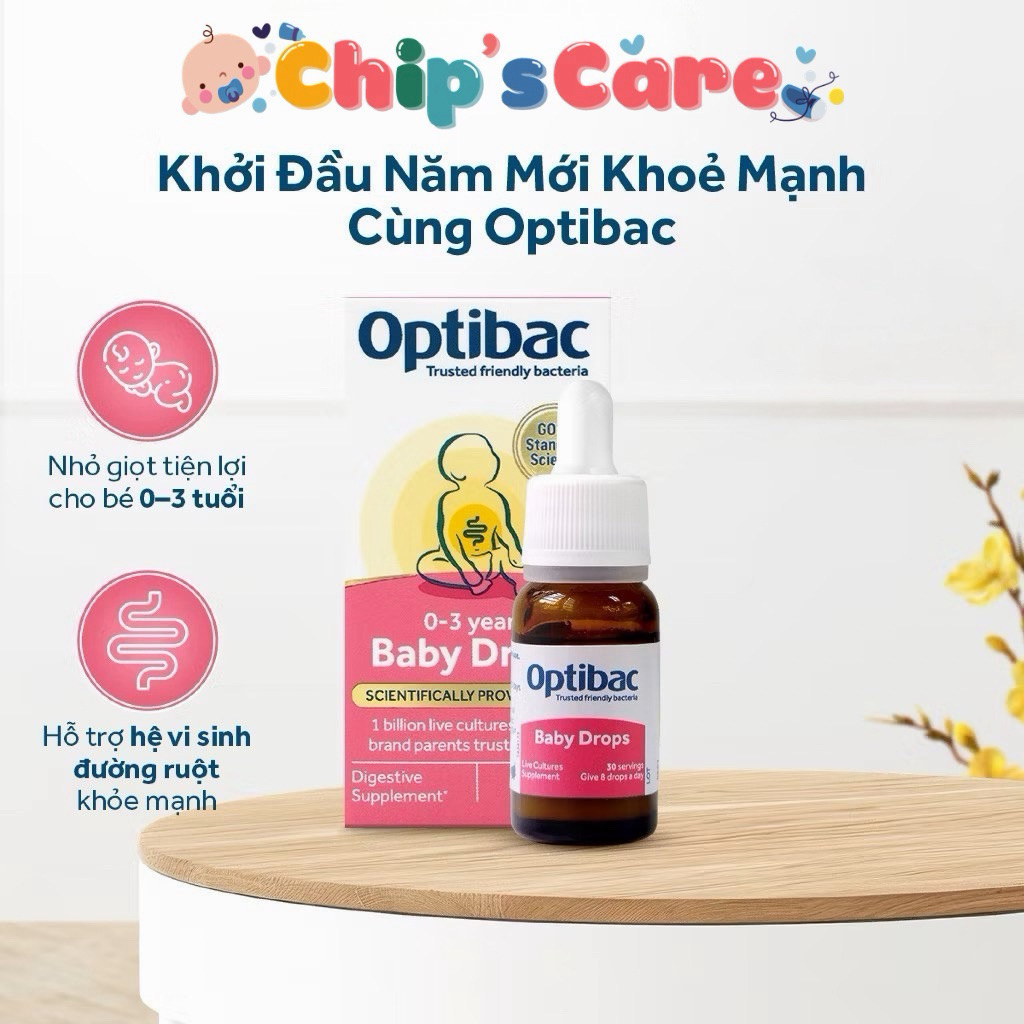 TPBVSk Optibac baby drops - Nhập khẩu chính hãng
