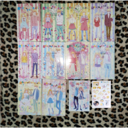 「Bộ」[Combo 10c thẻ ảnh đánh dấu trang+MG] Romantica clock trọn bộ 1~10 full