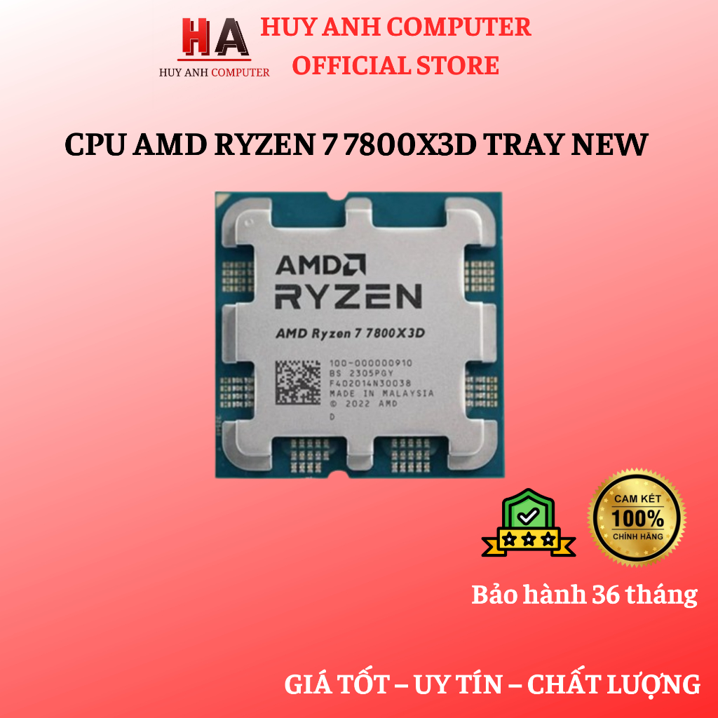 [FULL VAT] CPU AMD RYZEN 7 7800X3D TRAY NEW