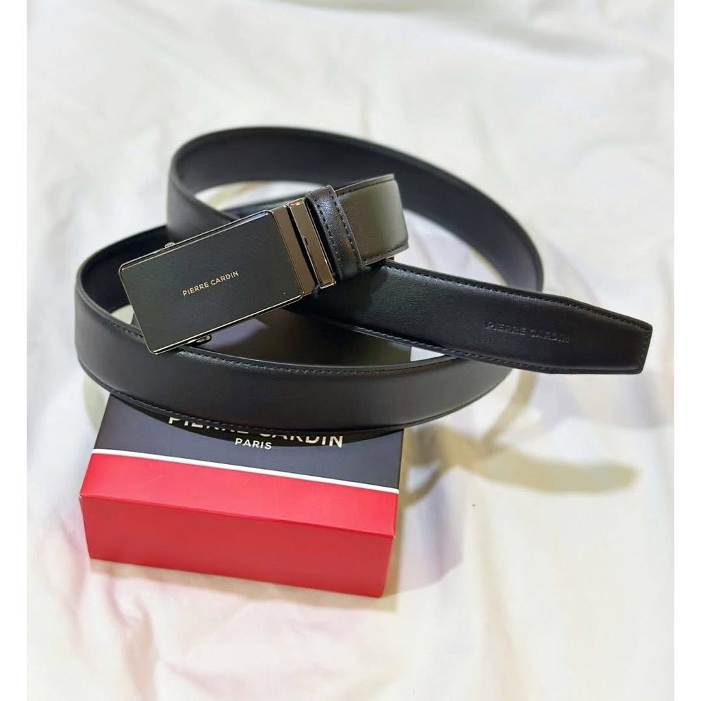 Thắt lưng dây nịt dây lưng da nam Pierre Malaysia slide buckle belt