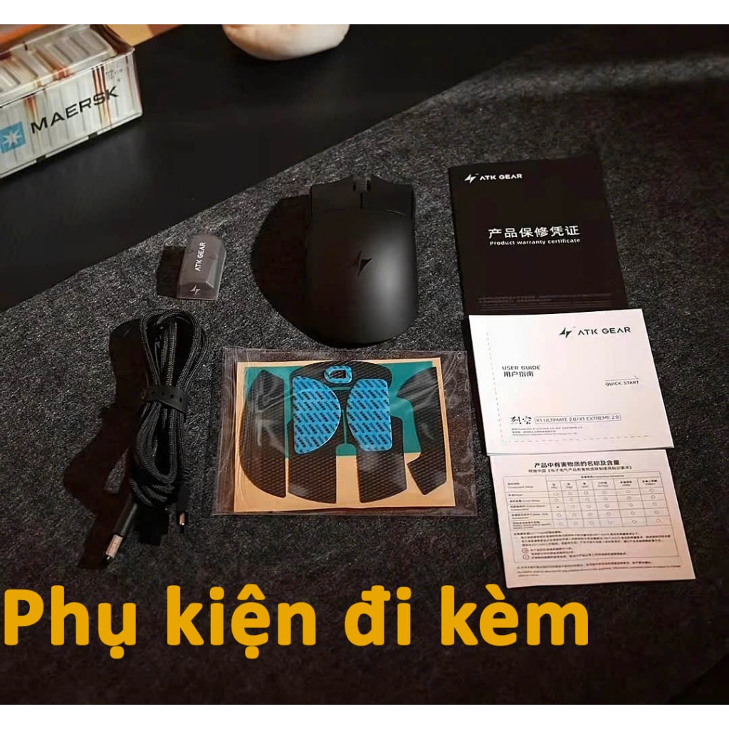 Chuột Gaming Không Dây ATK X1 V2 Ultimate 2.0 (ATKX1V2) / ATKA9 - Wireless 8000Hz Chính Hãng - Bảo Hành 12 Tháng | BigBuy360 - bigbuy360.vn