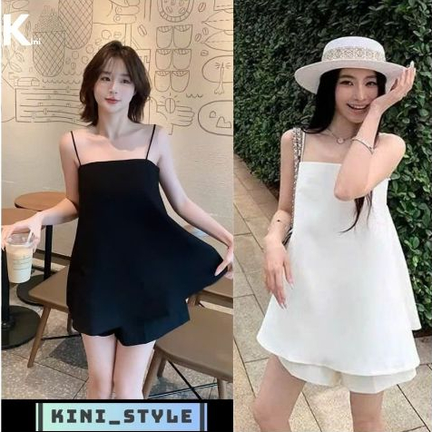 Sét đồ bộ 2 dây nữ chất liệu cotton KINI-Style