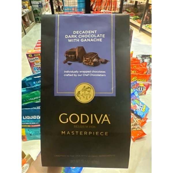 CHOCOLATE GODIVA DECADENT DARK WITH GANACHE 428G
