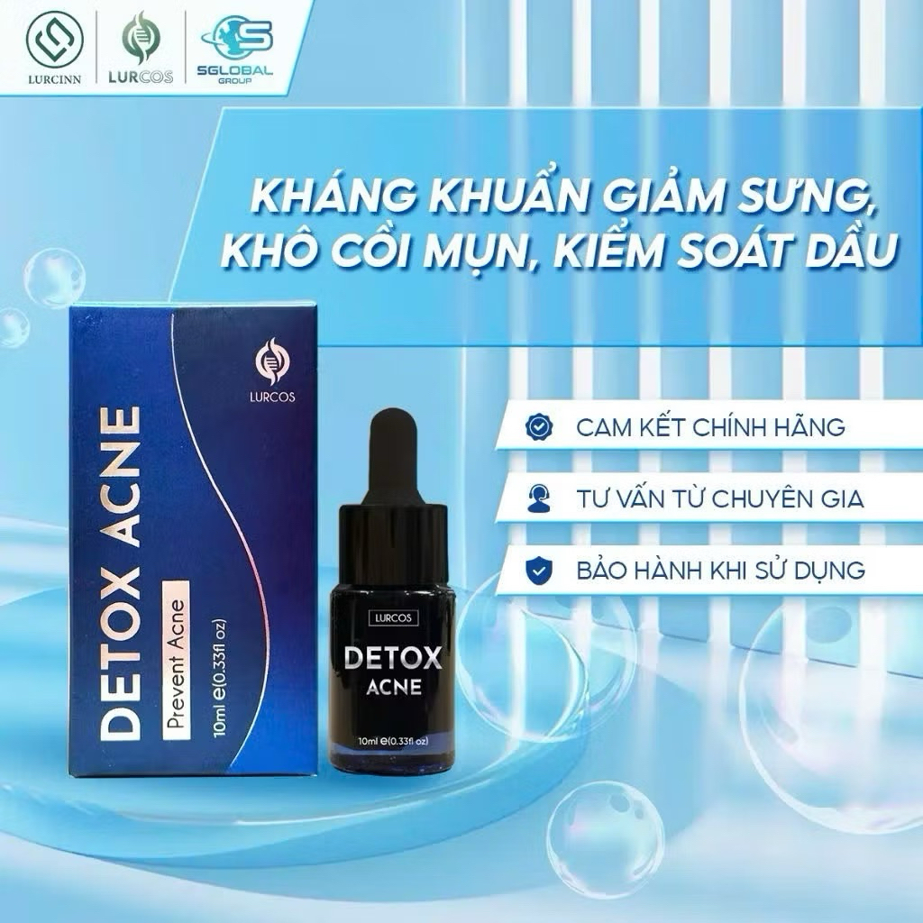 Serum mụn Detox acne Lurcinn dành cho spa