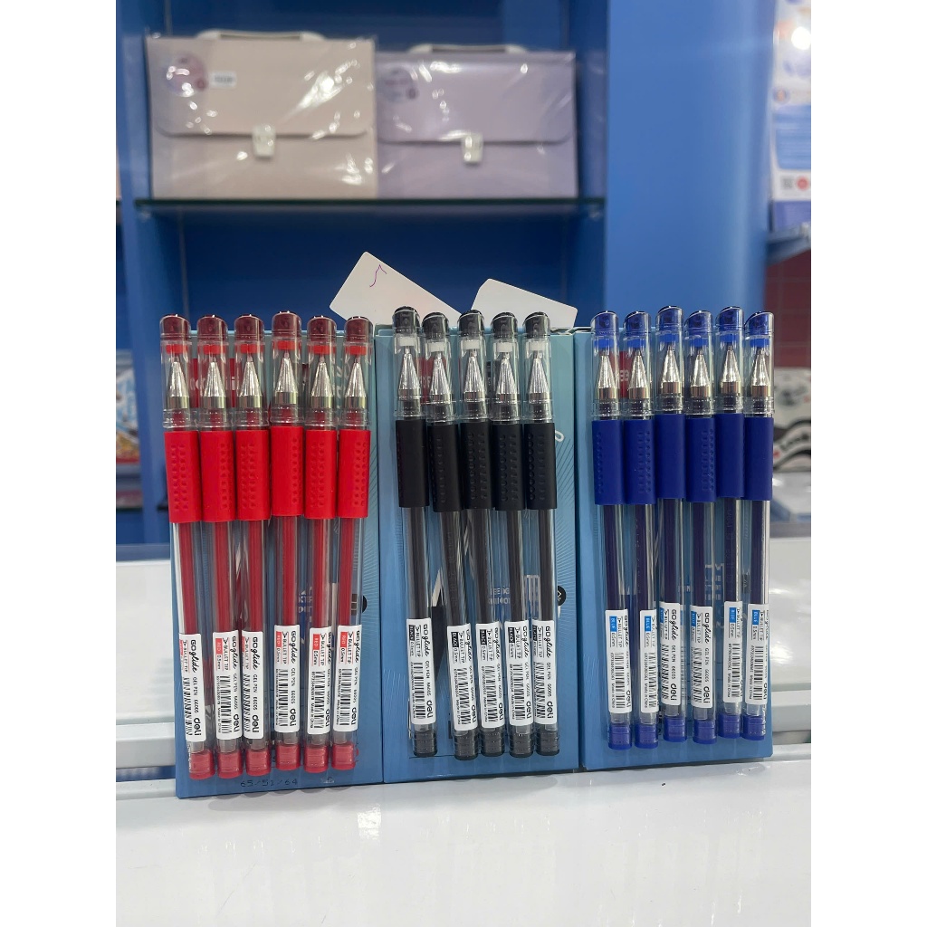 Bút Gel siêu trơn_0.5 mm- CHÍNH HÃNG DELI - 3 MÀU -E6600