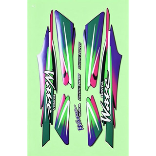 Tem theo xe Wave Thailand 1998 100cc