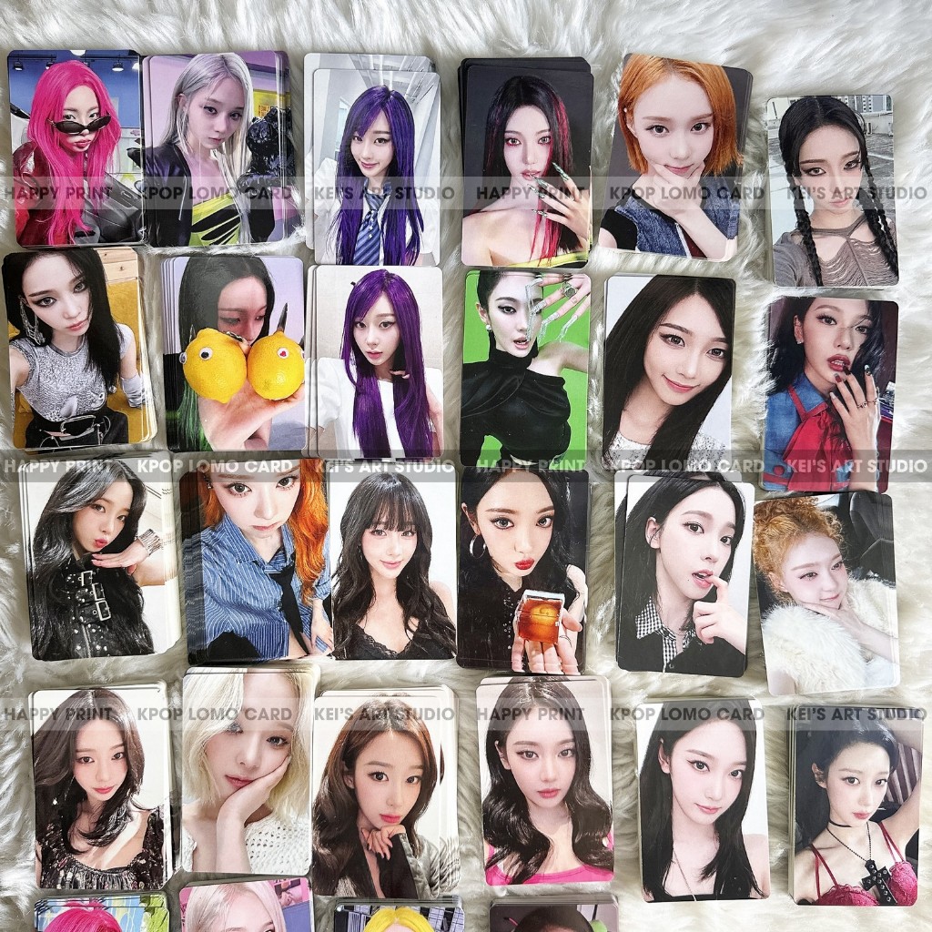 [CARD LOMO] LEMONADE - Thẻ ảnh photocard nhóm nhạc Aespa: Karina, Winter, Ningning, Giselle