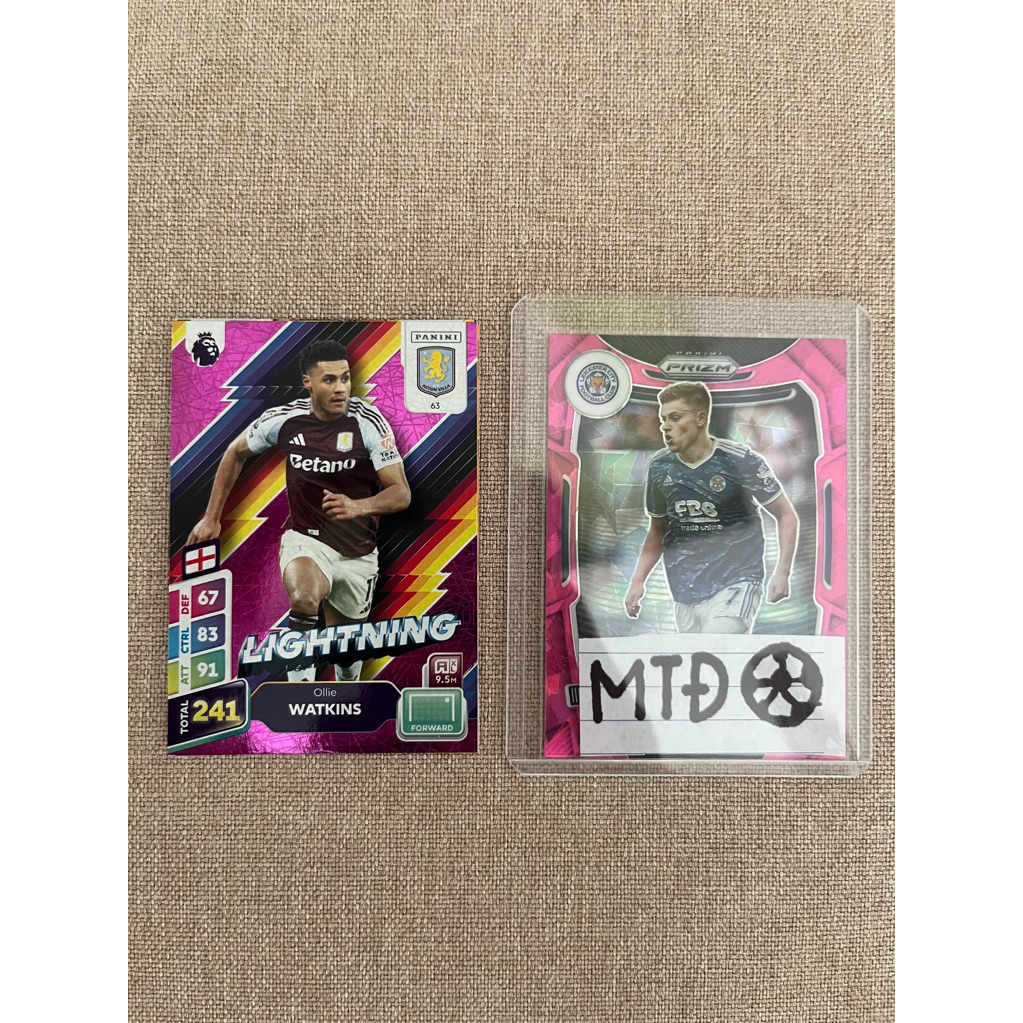 Thẻ Panini AXL 2025 Plus - Ollie Watkins Parallel Purple