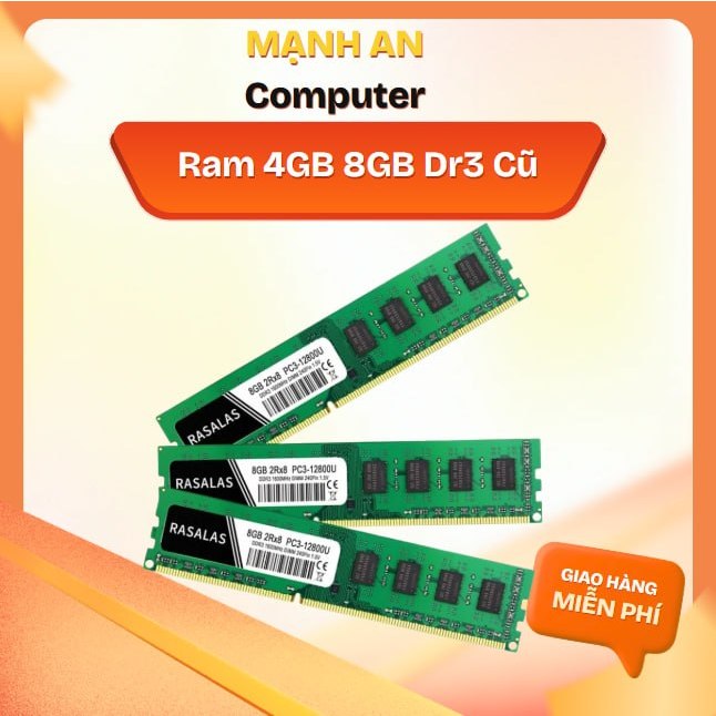 Ram PC 8GB 4GB DDR3 Bus 1333 1600 1866....Các Loại hàng CHuẩn