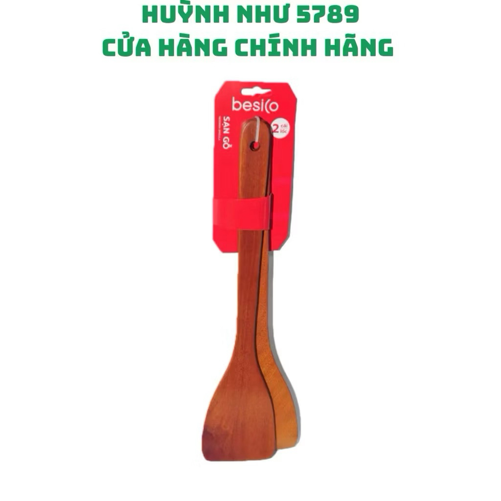 [CHÍNH HÃNG]Lốc 2 Sạn gỗ Besico 37cm, lốc 2 cái