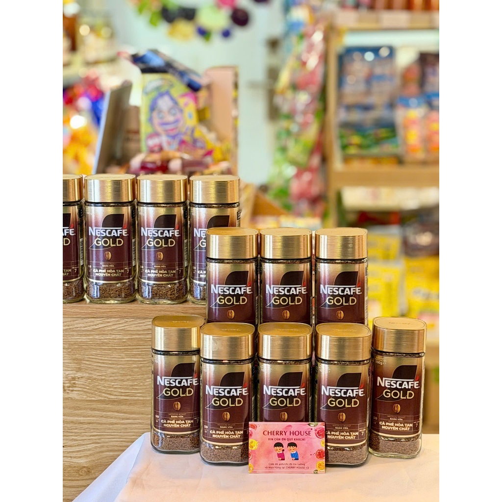Cà Phê Hòa Tan Nguyên Chất Nescafe Gold 100gr