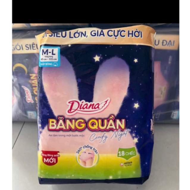 băng quần Diana comfy night size M-L