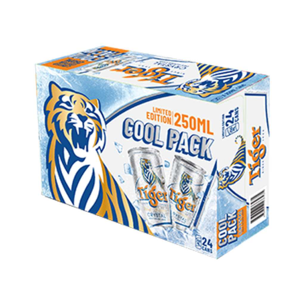 Thùng 24 lon Bia Tiger bạc 250ml (thùng)