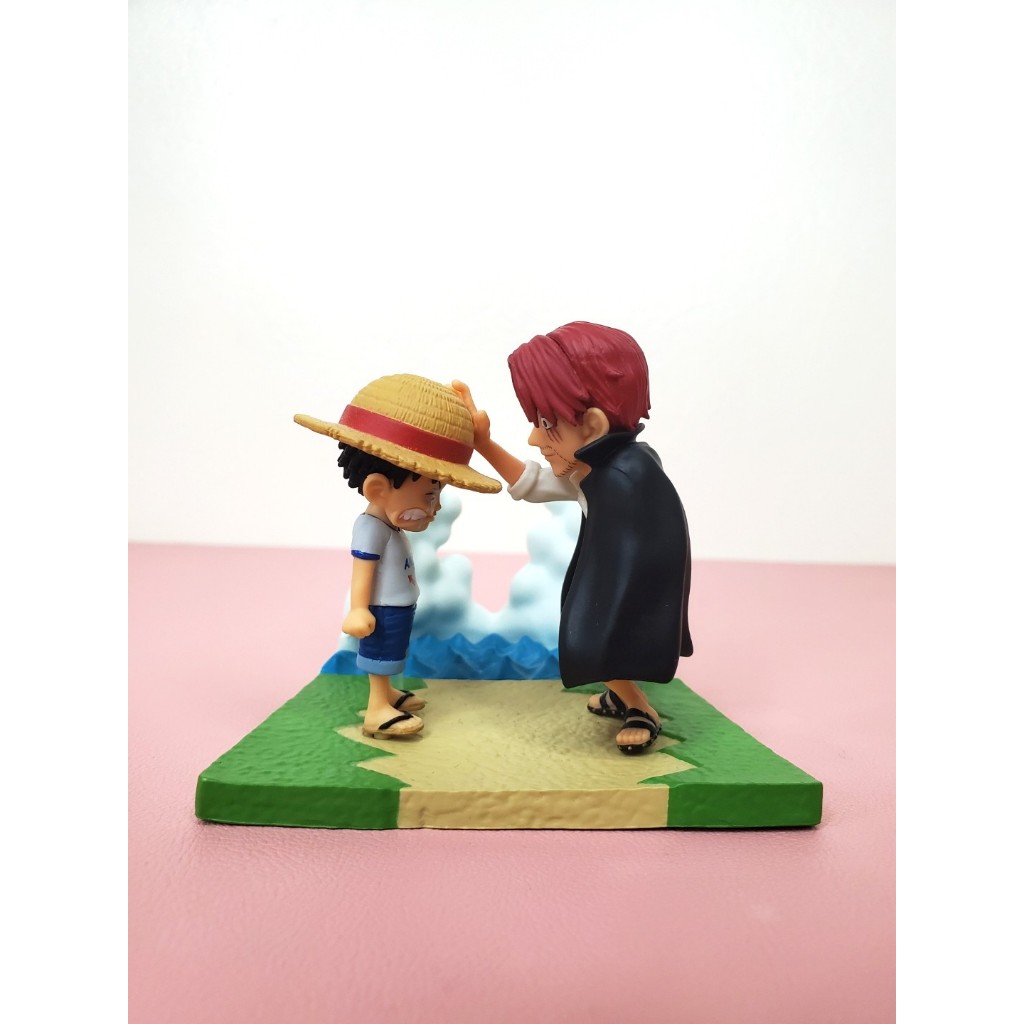 [ Chính Hãng BANDAI ] Mô Hình Luffy and Shanks - Banpresto One Piece World Collectable Figure Log St