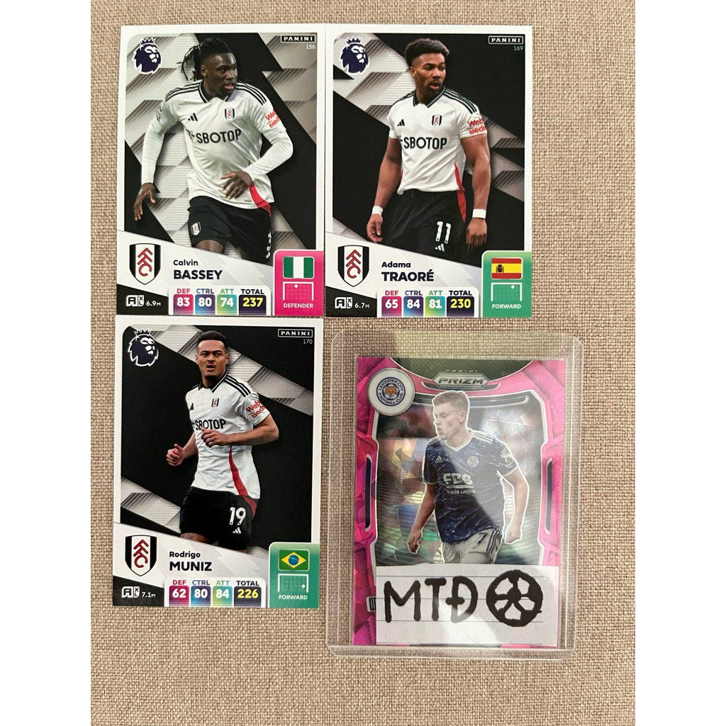 Thẻ Panini AXL 2024/2025 - Fulham