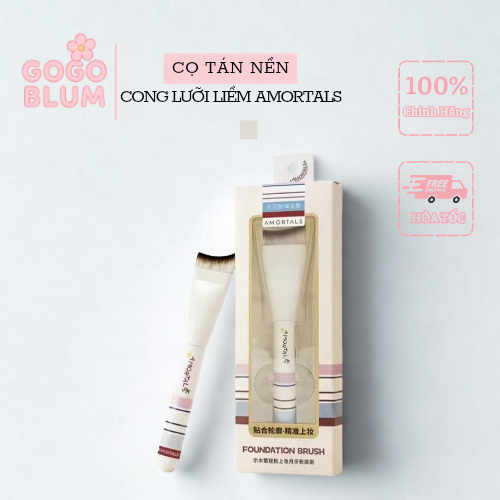 Cọ Tán Nền Amortals Hình Lưỡi Liềm , Cọ dàn nền AMORTALS, Đầu Cọ Siêu Mảnh 0.1mm, Dàn Nền Siêu Mịn
