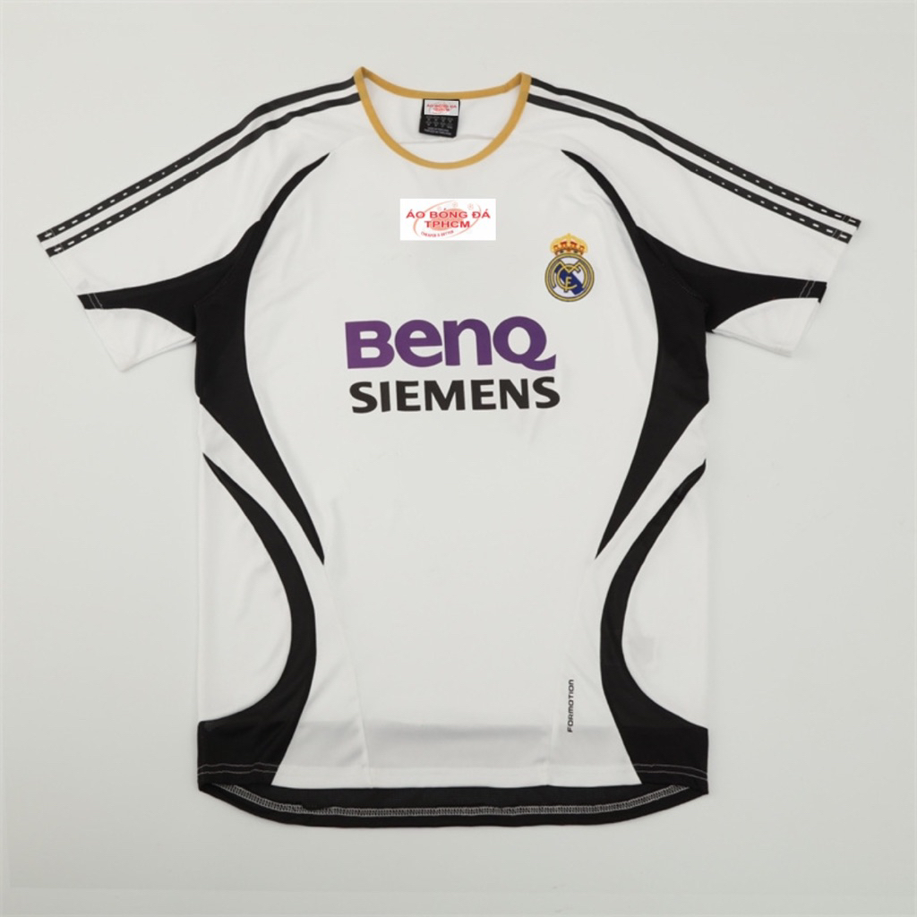 [áo Retro] training REAL năm 06-07 / Áo Lẻ không Quần / Real Training TvĐồng Ben Q