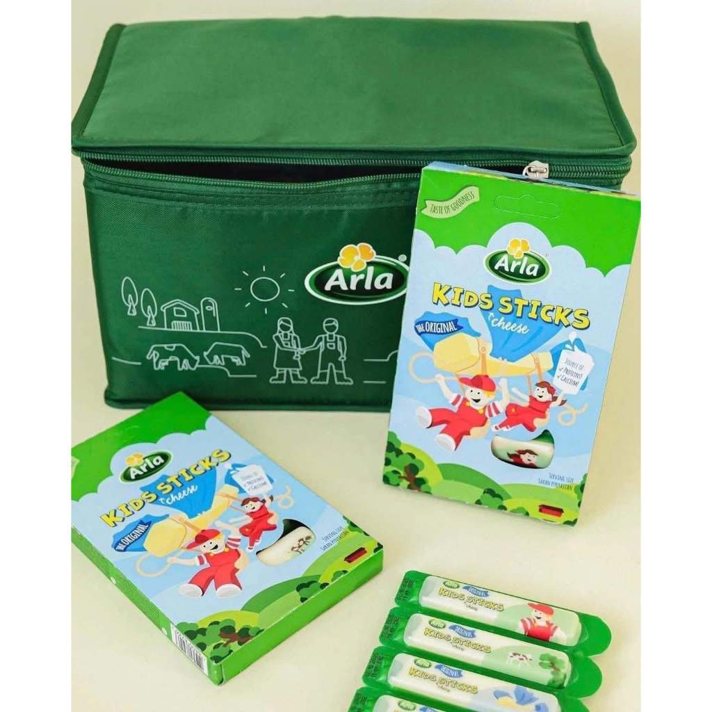 Phomai arla Phô mai que Processed Cheese Arla Kids Sticks bổ sung Protein, Canxi bé từ 1 tuổi