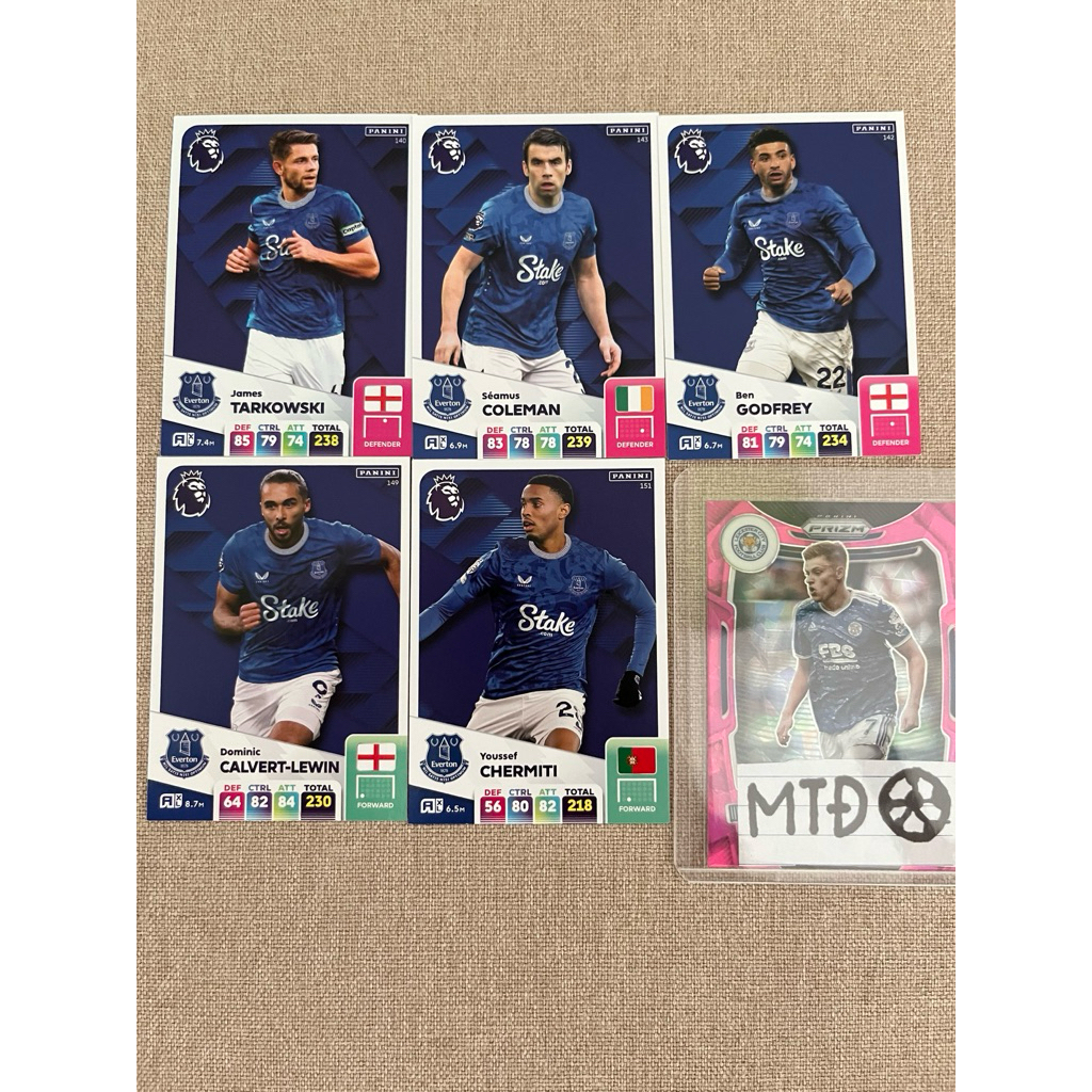 Thẻ Panini AXL 2024/2025 - Everton
