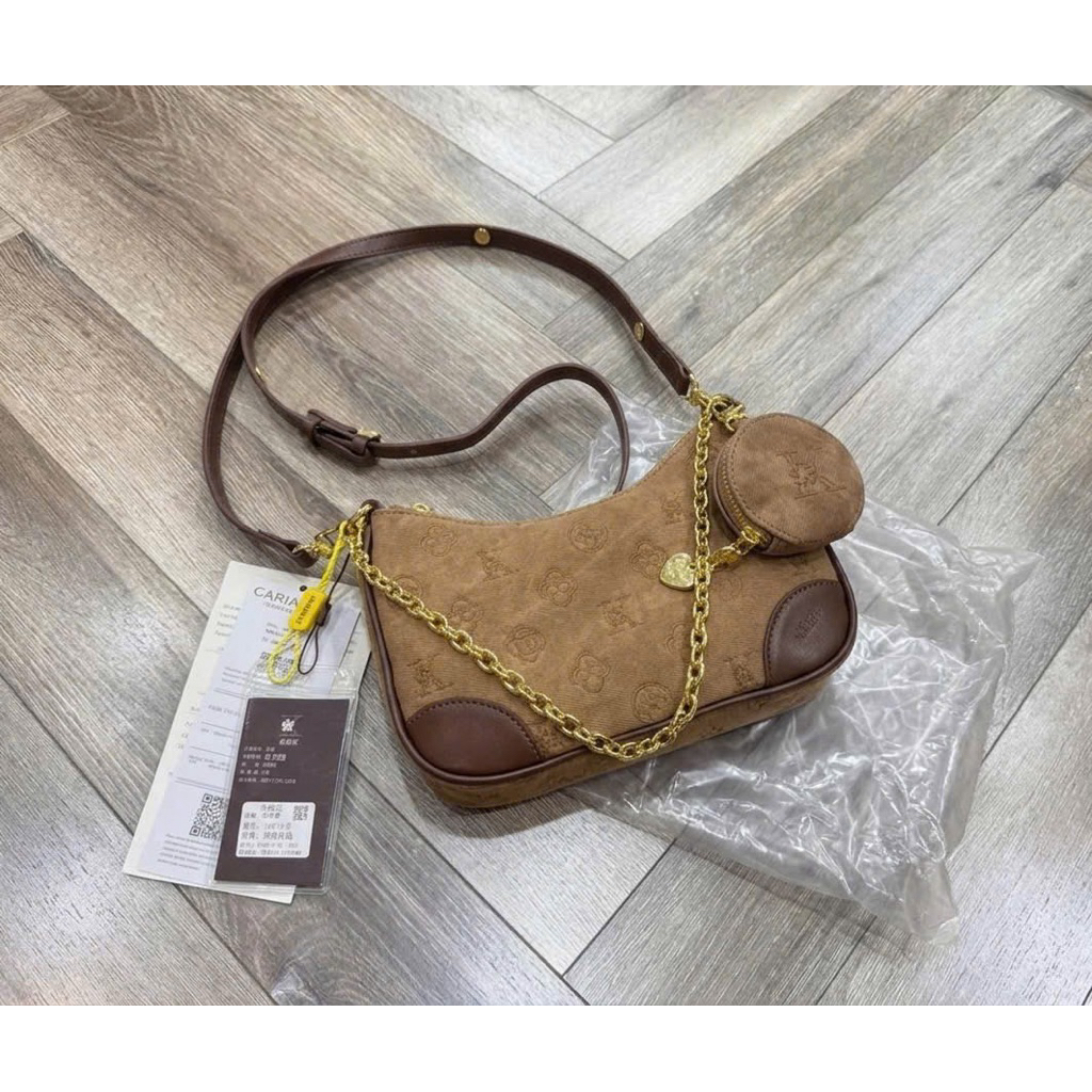 Túi Nội địa Trung SAIANNA Tặng kèm Ví con size 24cm