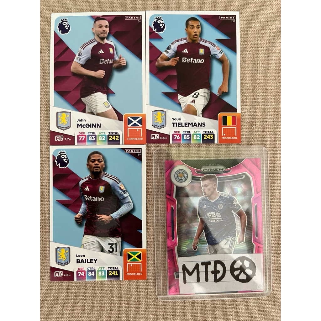 Thẻ Panini AXL 2024/2025 - Aston Villa