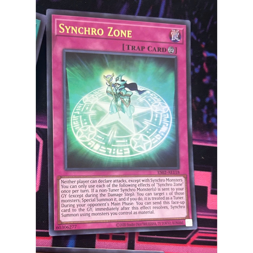 Thẻ bài Yugioh - ES02-AE118 Synchro Zone (UR)
