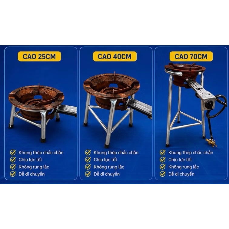 GIÁ KỆ BẾP KHÒ – BẾP GA CÔNG NGHIỆP - KỆ ĐỂ BÌNH GA Vô Cùng Chắc Chắn, Tiện Lợi