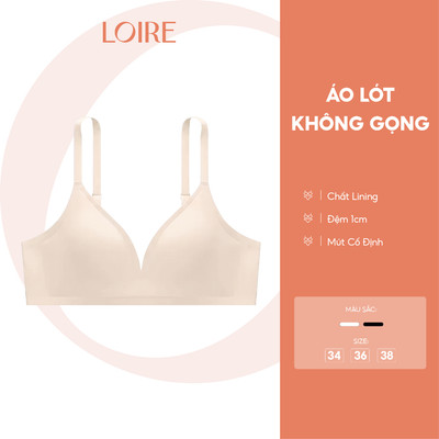 Áo Lót Không Gọng Loirechic AL260743 Đệm 1cm Chống Chảy Xệ Gom Gọn Mỡ Nách Bản Lưng Cao