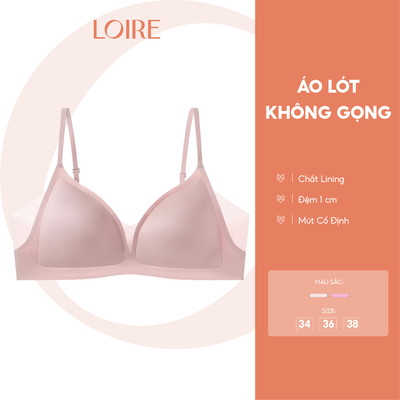 Áo Lót Không Gọng Loirechic Al260745 Đệm 1cm Ôm Sát Nâng Đỡ Tự Nhiên