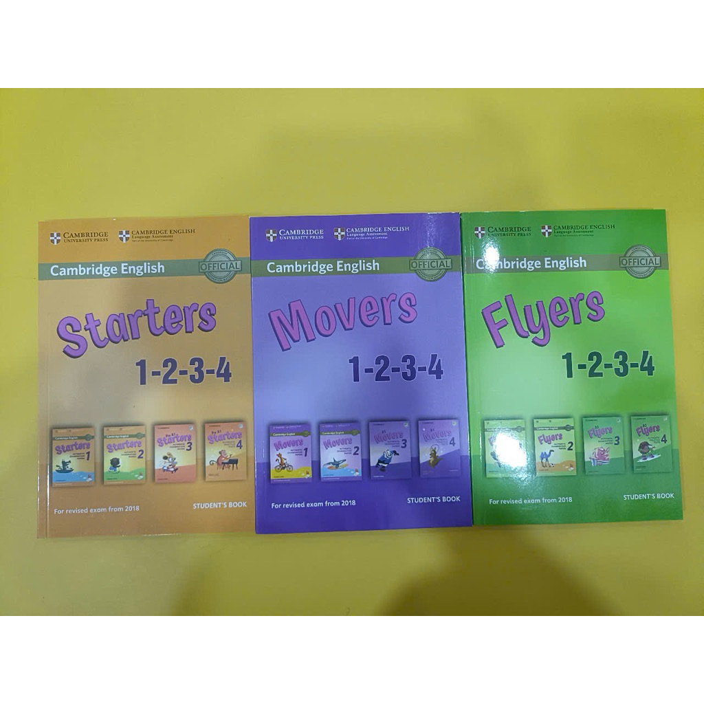 sổ tay Starters Movers Flyers gộp 1-4