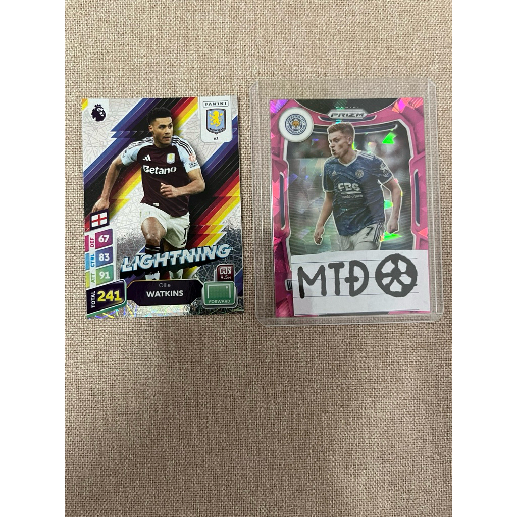 Thẻ Panini AXL 2025 Plus - Ollie Watkins Lightning