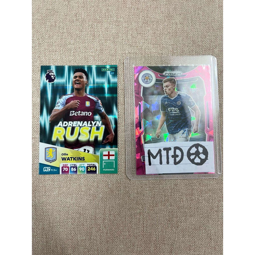 Thẻ Panini AXL 2024/2025 - Ollie Watkins ANDRENALYN RUSH