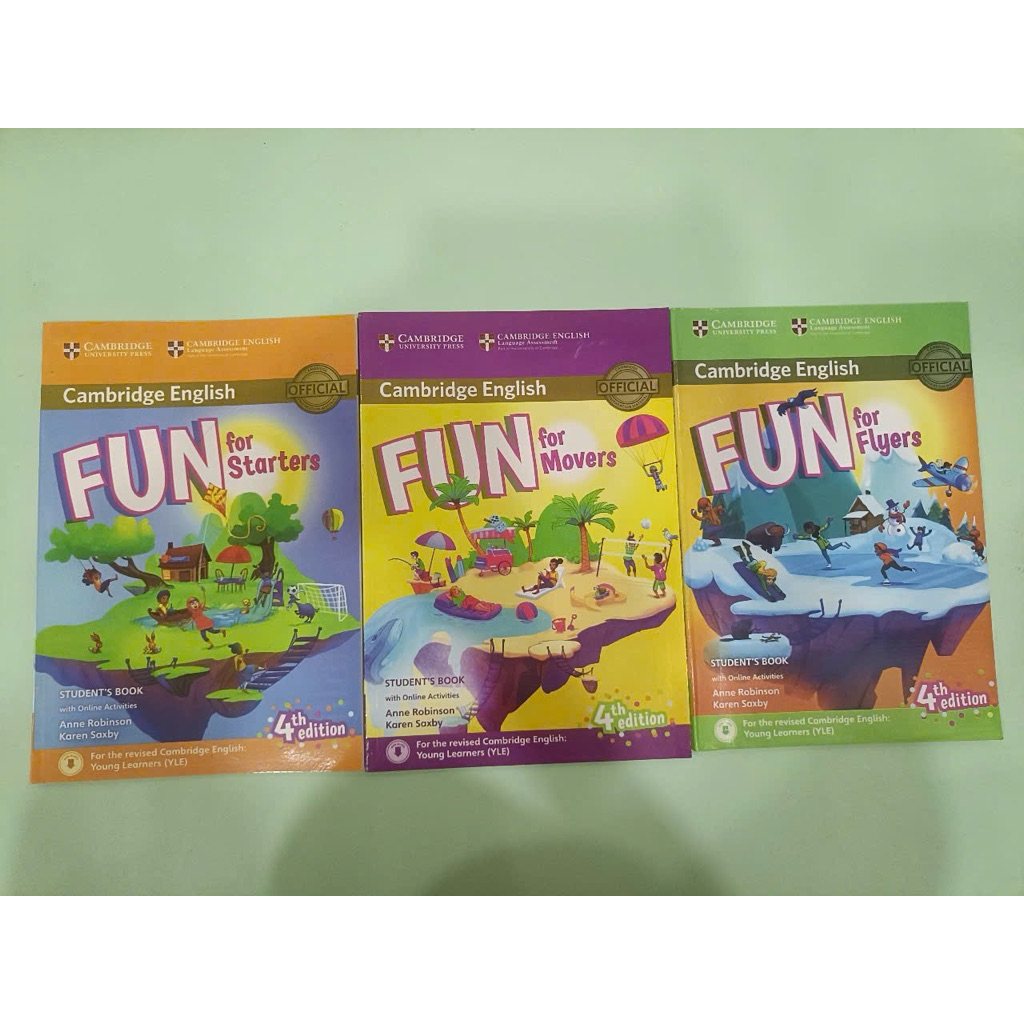 sổ tay Fun For Starters, Movers, Flyers