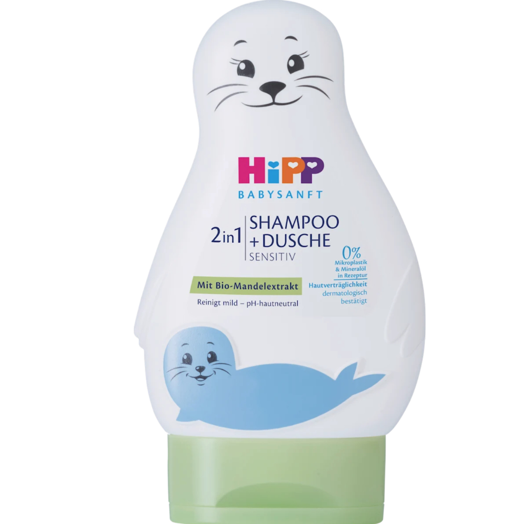 Dầu gội và sữa tắm HiPP  2 trong 1 dành cho da nhạy cảm, 200ml HÀNG ĐỨC